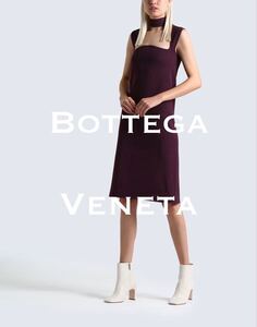 2019.20■新品未使用品■BOTTEGA VENETA/ボッテガ/ワンピース・ドレス/スリーブレス・タグ付き ボルドー・３２万/M ストレッチ