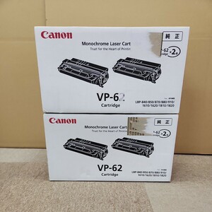 CANON トナーカートリッジ VP-62 (EP-62) (2本入)　純正品　２箱セット