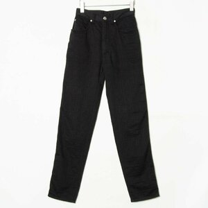 【1円スタート】FENDI Jeans フェンディ ズッカ柄パンツ ジーンズ ボトムス 綿100％ ハイブランド カジュアル 黒 ブラック 27 イタリア製