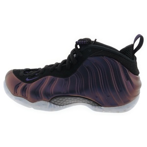 ナイキ AIR FOAMPOSITE エアフォームポジットワンエッグプラント ハイカットスニーカー ブラック/パープル US6/24cm FN5212-001 レディース