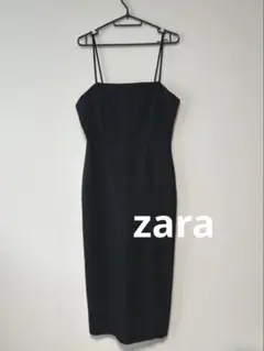 ZARA ワンピース　キャミソールワンピース　XLサイズ　キャミワンピ　ロング丈