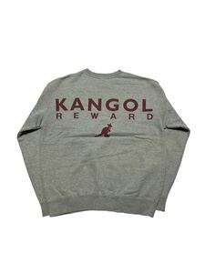 KANGOL 両面プリント スウェットシャツ Made In USA フリーサイズ 【899】