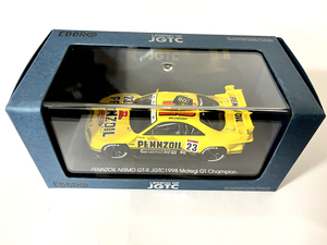 エブロ 1/43 JGTC ニッサン PENNZOIL NISMO SKYLINE BCNR33 GT-R 1998 ペンズオイル ニスモ Champion NISMO 日産 EBBRO ハイダウンフォース