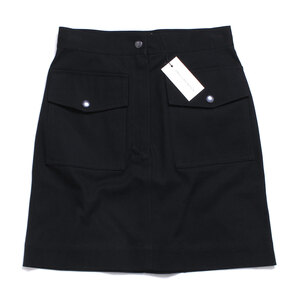 【タグ付き・新品・定価55,000円】DRIES VAN NOTEN SALIXA 2044 W.W.SKIRT size36 ブラック ドリスヴァンノッテン ミニスカート