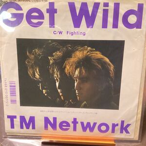 TM NETWORK Get Wild 中古品レコード