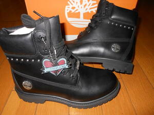 ★送料無料★防水★新品★未使用★Timberland ティンバーランド HERITAGE 6 IN WATERPROOF BOOT BLACK FULL GRAIN 24.５cm◆