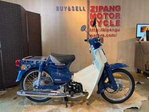 □HONDA SUPER CUB 50 AA01 ホンダ スーパーカブ 50 インジェクション 50cc 2612km 紺 実動! 自賠R6.10 原付 スクーター バイク 札幌発★