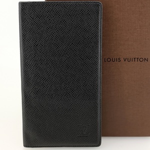 ベタなし LOUIS VUITTON ルイヴィトン ポルト・バルール・カルト・クレディ 長財布 札入れ タイガ アルドワーズ 黒 M30392