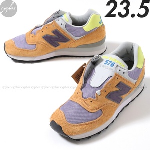 US5.5 23.5cm 新品 英国製 NEW BALANCE OU576CPY スエード レザー スニーカー APRICOT ニューバランス OU CPY ENGLAND 576 35周年記念