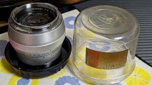 超希少　新品　保管品　Contarex Carl Zeiss Sonnar 85mm F2 Zeiss Ikon コンタレックス ツァイス　番号一致ケース付き