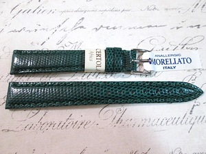 MORELLATO ITALY 14mm Green リザード VIOLINO