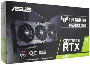 【中古】ASUS製グラボ TUF-RTX3080-O10G-V2-GAMING PCIExp 10GB 元箱あり [管理:1050021744]