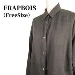 FRAPBOIS フラボア シャツワンピース 