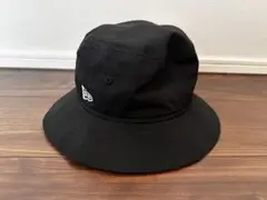 New Era ブラック バケットハット ユースサイズ