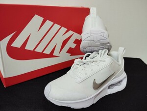 新品23cmナイキAIRMAXINTRLK エアマックスインターロックライトスニーカーNIKEレディーススニーカーホワイト白