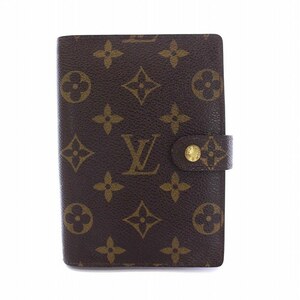 ルイヴィトン LOUIS VUITTON アジェンダ PM モノグラム 手帳カバー 6リング 茶 ブラウン ベージュ R20005 /NW40 ■OH レディース