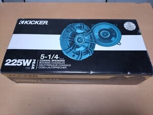 【ジャンク品】KICKER CS5 225Ｗ コアキシャルスピーカー/ネジ無し