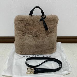 MACKINTOSH PHILOSOPHY マッキントッシュフィロソフィー 2WAYエコファートート ショルダーバッグ ベージュ 美品