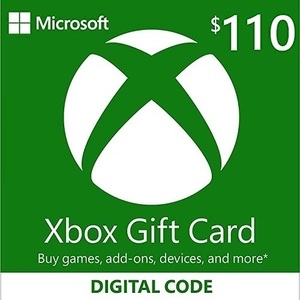 USA 北米版 Xbox Microsoft ギフト $110 ドル分 コード配信
