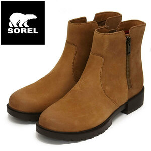 SOREL (ソレル) NL4328 EMELIE II ZIP WP エミリー2ジップウォータープルーフ レディース 防水 243 TAFFY LEATHER SRL076 US7.5-約24.5cm