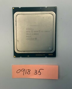 ●中古美品/INTEL/cpu/ Xeon E5-2609v2 SR1AX 2.50GHZ 4コア 4スレッド Ivy Bridge EP 管理番号：210918_35 FCLGA2011