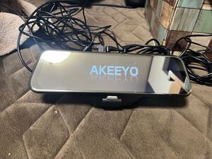 ★AKEEYO 全方位360°録画機能付き★前後２カメラ ミラー型ドライブレコーダー AKY-V360★ ルームミラー型 前後カメラ ドラレコ★