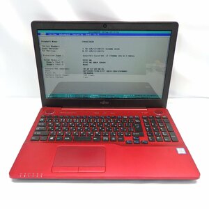 1円～FUJITSU LIFEBOOK AH53/B2 Core i7-7700HQ 2.8GHz/8GB/HDD1TB/Blu-ray/15インチ/OS無/動作未確認/AC無【栃木出荷】