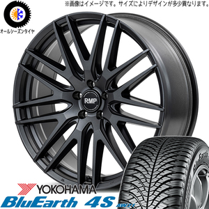 235/55R19 オールシーズンタイヤホイールセット NX クラスポ etc (YOKOHAMA BluEarth AW21 & MID RMP 029F 5穴 114.3)