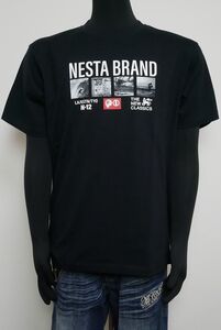 NESTA BRAND 新品正規 JPN加工モノトーンフォトT 232NB1005 黒 L Tシャツ 半袖