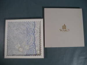 3 和光 WAKO スワトウ 汕頭 刺繍 ハンカチ3枚セット レース 中国 綿100％ 未使用品