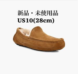 UGG アグ ASCOT アスコット ブラウン チェスナット スエード モカシン メンズ メンズシューズ US10