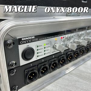  ONYX 800R8chマイクプリ＆A/Dコンバータ前面マイク入力端子付き