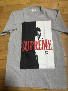 Supreme × Scarface Split Tee Sサイズ　グレー　スカーフェイス 