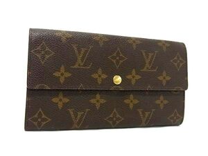 1円 ■美品■ LOUIS VUITTON ヴィトン M61725 モノグラム ポシェット ポルトモネクレディ 二つ折り 長財布 ウォレット ブラウン系 FH4724