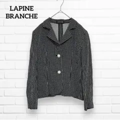 LAPINE BRANCHE❤︎テーラードジャケット 薄手 ドット柄　ブラック