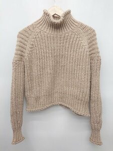 ◇ ⊇ H&M エイチアンドエム ハイネック 長袖 ニット セーター サイズEUR M US M/P モカ系 レディース メンズ P