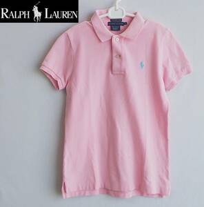 ●RALPH LAUREN*ポロシャツ*半袖*Mサイズ*レディース*ピンク*THE SKINNY POLO*ラルフローレン　＃4155