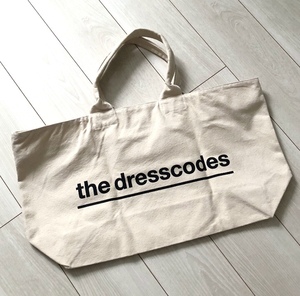 the dresscodes バッグ BAG キャンバス ジップ トート ヘヴィー 大きめ サイズ 毛皮のマリーズ 志磨遼平 好きに も ドレスコーズ