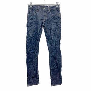 UNIQLO JEANS デニムパンツ W29 ユニクロ スリム インディゴ 古着卸 アメリカ仕入 2405-976