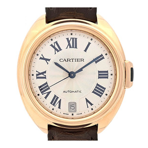 カルティエ クレ ドゥ カルティエ デイト WGCL0013 自動巻き ピンクゴールド メンズ CARTIER 中古 【時計】