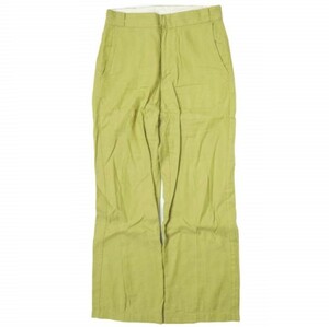 Pilgrim Surf+Supply ピルグリム 23SS Kali Work Pants コットンリネンヘリンボーン ワークパンツ 37-24-0311-874 2 MUSTARD BEAMS g14071