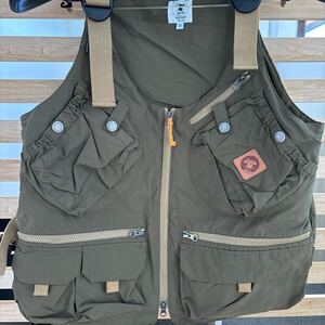 古着　貴重　GRN grn アウトドア　outdoor since2018 M VEST ベスト フィッシングベスト GO9203Q カーキ