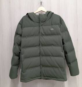 LACOSTE ダウンジャケット FR52/US L カーキ BH340EL