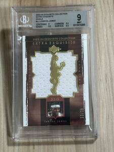 鑑定済25枚限定 2003-04 EXQUISITE LEBRON JAMES RC DIE CUT GAME USED PATCH CAVS ROOKIE レブロン ジェームス パッチルーキー