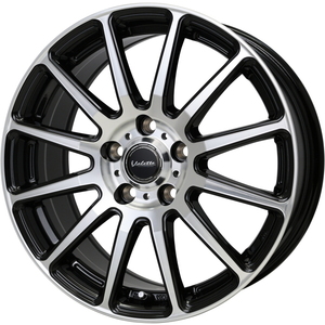 YOKOHAMA BluEarth-RV RV03 185/65R15 Valette GLITTER ブラックポリッシュ 15インチ 6J+43 5H-100 4本セット