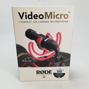 KA★1円～RODE Video Micro ロードビデオマイクロ　マイク　マイクロフォン 小型コンデンサーマイク 保管品 美品