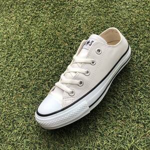 美品22.5 converse LEATHER ALLSTAR OX コンバース レザー オールスター オックス HW644