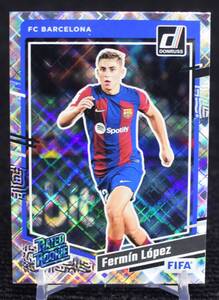 2023-24 Panini Donruss Rated Rookie Diamond SP Fermin Lopez Barcelona Spain サッカー ルーキー カード FIFA