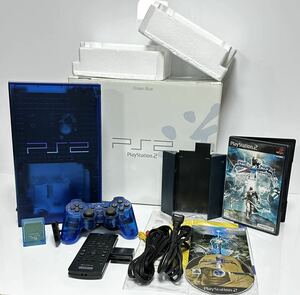 ★動作確認済★ SONY ソニー PlayStation2 SCPH-37000 L オーシャンブルー OCEAN BLUE プレイステーション2 プレステ2 PS2