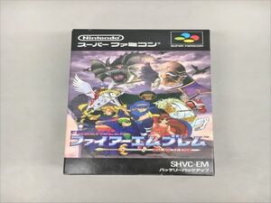 美品 ゲームソフト ファイアーエンブレム 紋章の謎 スーパーファミコン 説明書 操作ガイド 注意書き付き 2411BKR109